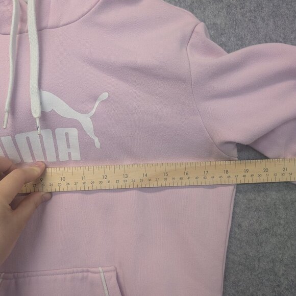 Puma hoodie pink women draw string medium - Picture 3 of 13
